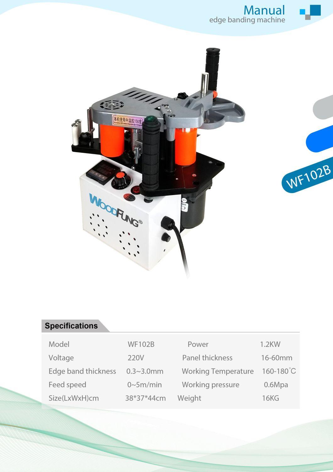 Wood Edge Banding Machine Manual Small Portable 10kg Edge Bander