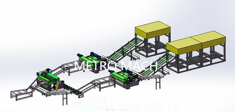4FT Spindleless CNC Core Veneer Rotary Peeling Machine Made in Linyi
