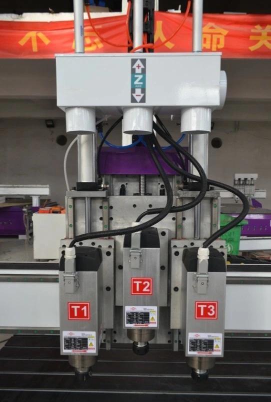 New Products 3 Axis Pneumatic Spindles Atc CNC Machine Routers for furniture