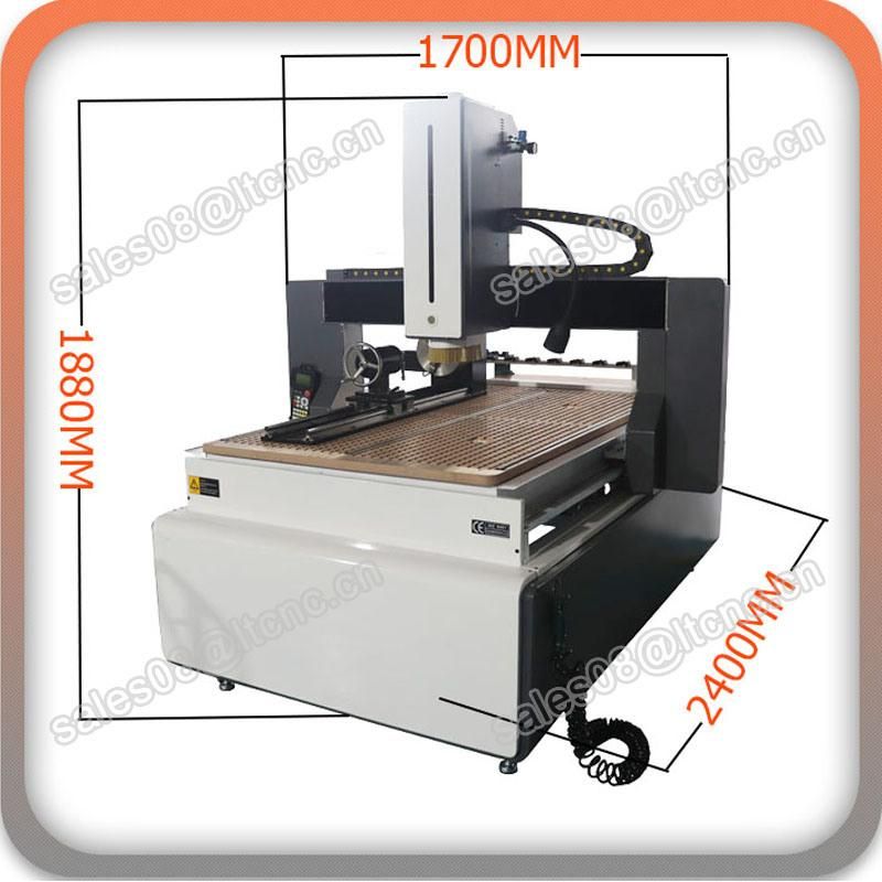 9012 9015 1212 4 Axis Full Automatic CNC Router for Solid Wood MDF Acrylic Plastic PCB