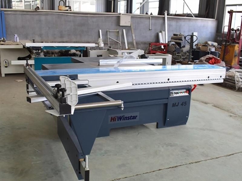 Mj45 Wood Cutting Machine Automatic 45 Degrees Sliding Table Saw Machine