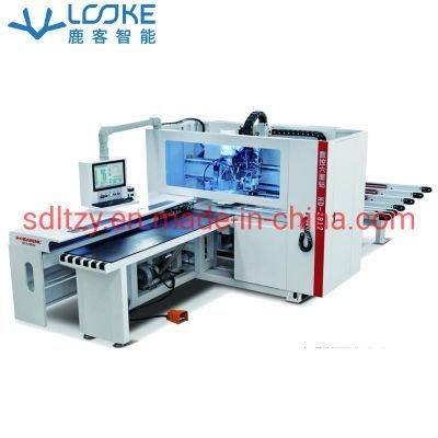 Six Sided Drilling Machine Woodworking Slotting for MDF Plywood Hole Making Drill Furniture Cabinet Bed Door Making Equipment