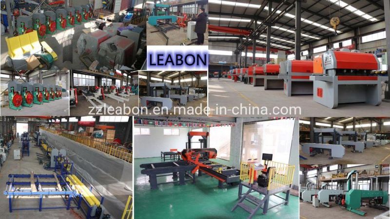 Horizontal Log Band Saw Machinery Heavy Tree Cutting Diesel Sawmill