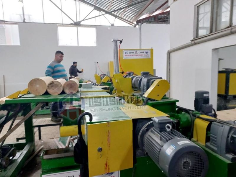 Strong 8feet Wood Timber Tree Log Peeling Machine for Plywood Veneer Papel Furniture Production