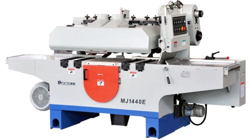 MJ1440E Woodworking Machinery Automatic Multi-Blades Rip Saw for Wet Wood