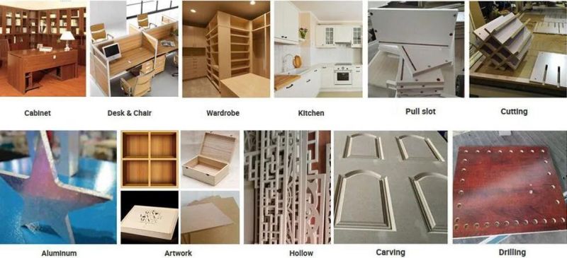 1325 3 Heads Wood Kitchen Door Pneumatic CNC Router