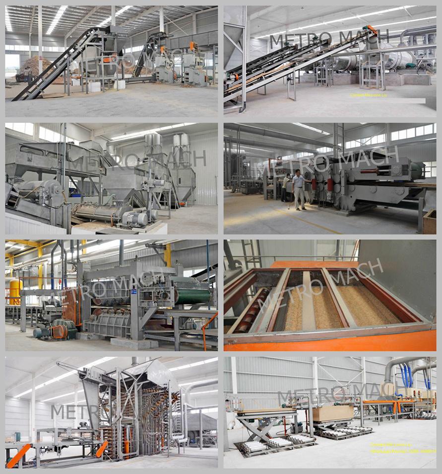 Refurbished Used Particleboard Production Line with New Cables