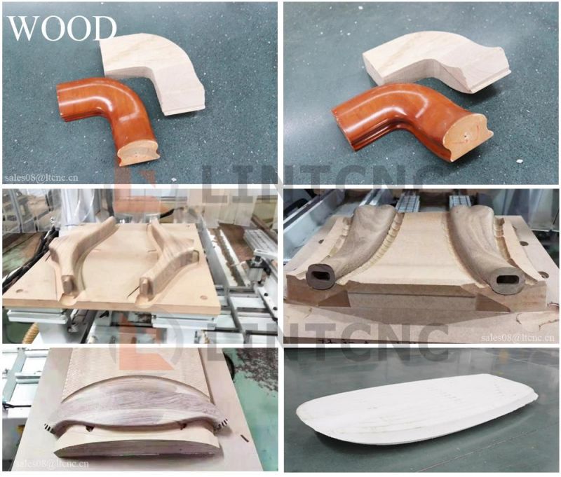 China 3D Woodworking 5 Axis CNC Router Milling 5 Axis CNC Router Machine Foam Processing Center for Foam Wood Plastic Metal