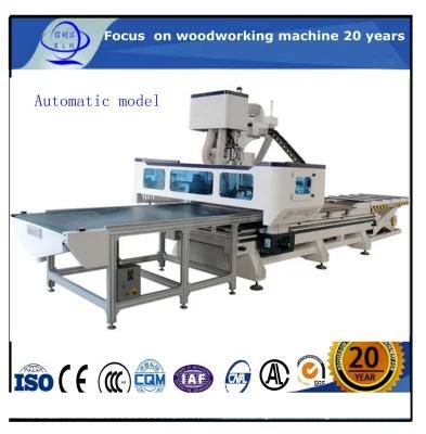 1325 Woodworking 3D Cheap Multi Head Drilling CNC Machine Mini Small Atc Wood CNC Router Wood Cutting Double Table Wood CNC Machine Center