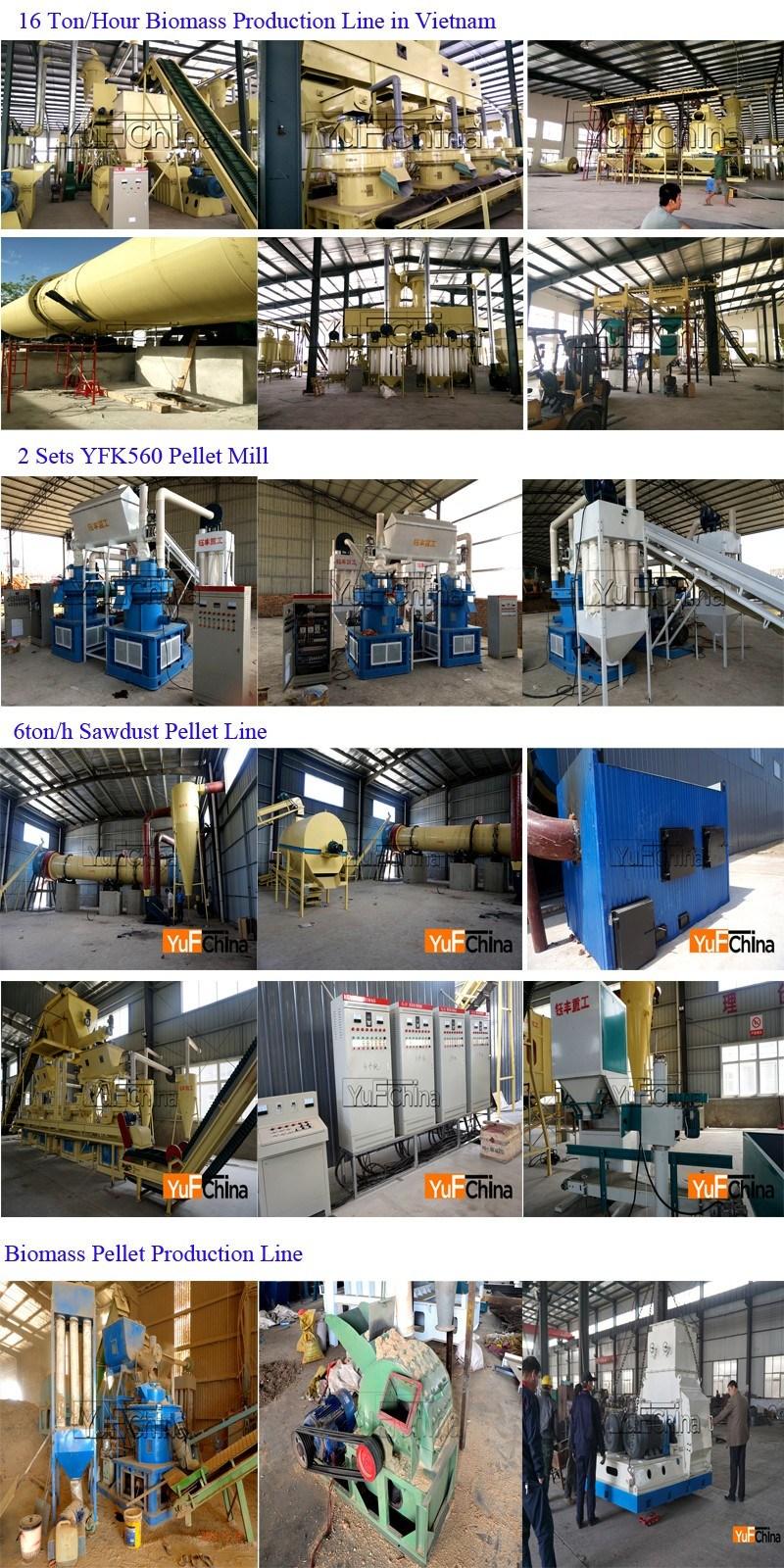 Vertical Ring Die Sawdust Pellet Production Line Machinery