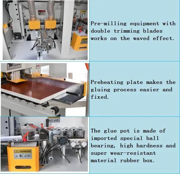 Automatic Edge Banding Machine with Pre-Milling Wood Machinery