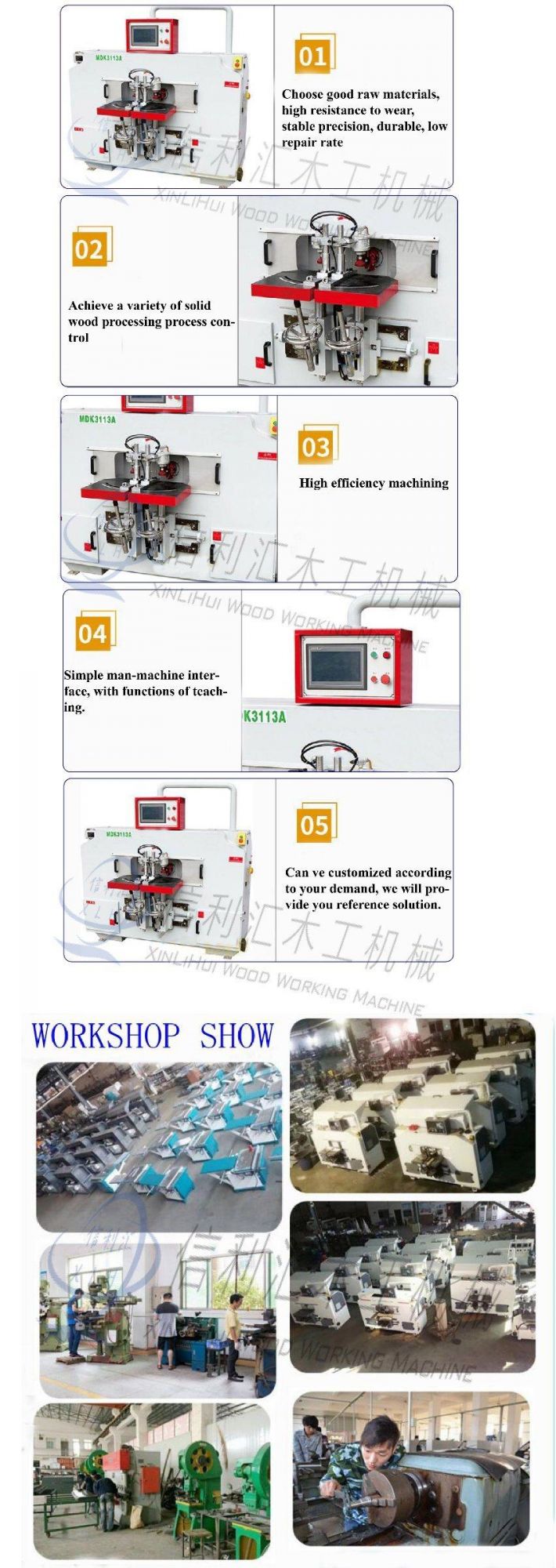 CNC Muti-Function Tenon Machine Tenoning Cutting Machine Door Frame Tongue and Groove Machine/ Automatic Tenon-Rasper