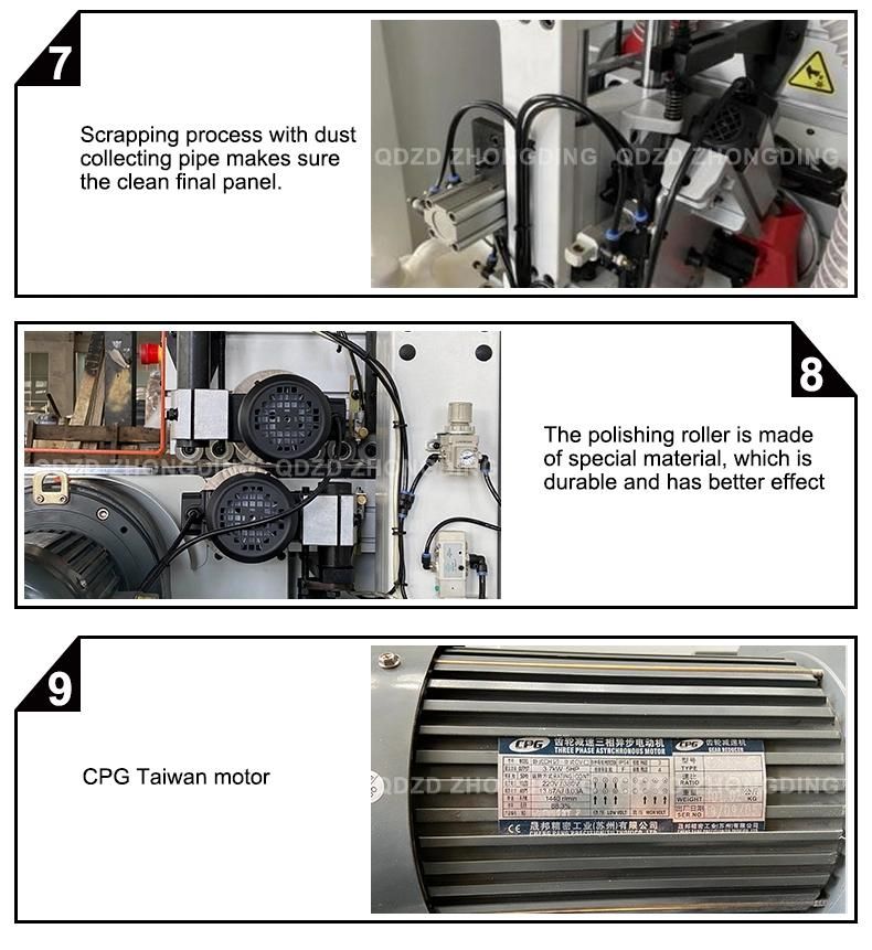 China Whole Sale High Speed Automatic Edge Banding Machine with Corner Trimming