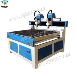 Two Spindles CNC Router Engraving Machine with Ncstudio Controller QD-1212-2
