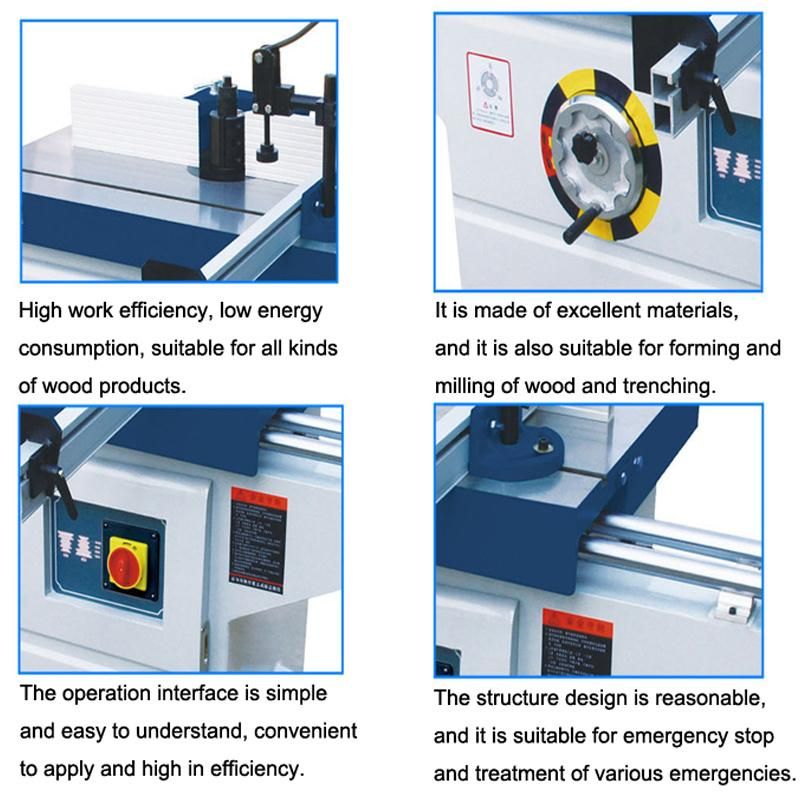Mx5117t Wood Shaper Sliding Table Spindle Moulder Machine