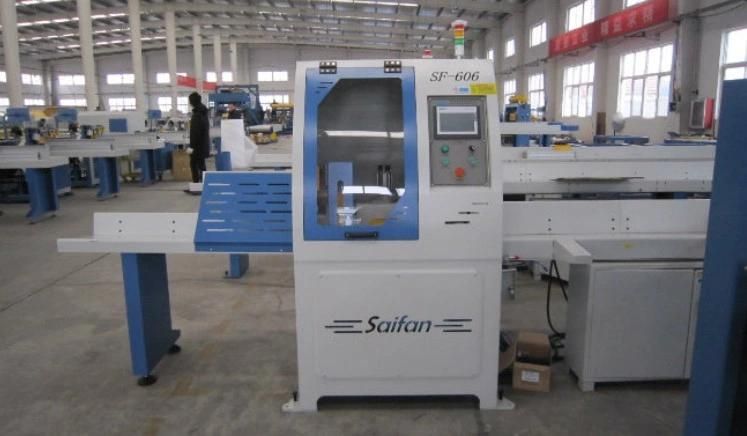 Pallets Blocks Electric Automatic Cross Cutting Saw for Wood