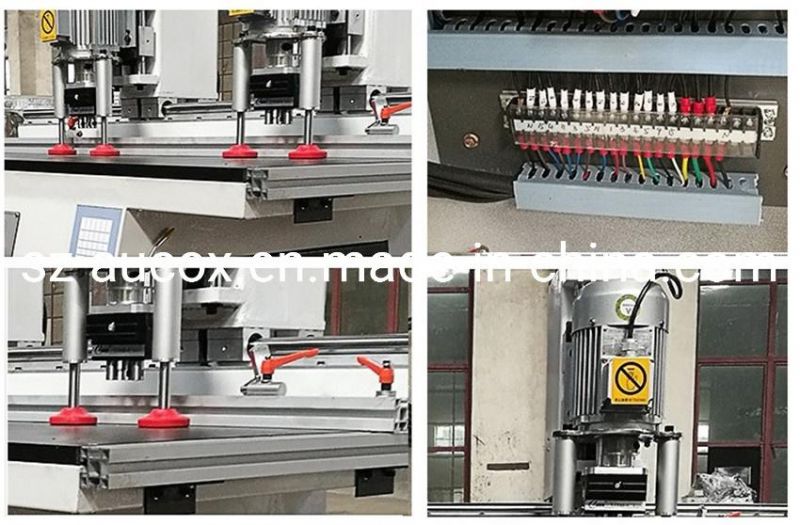Mzb73034 Four Line Woodworking Horizontal Spindle Mortising Hinge Drilling Boring Machines