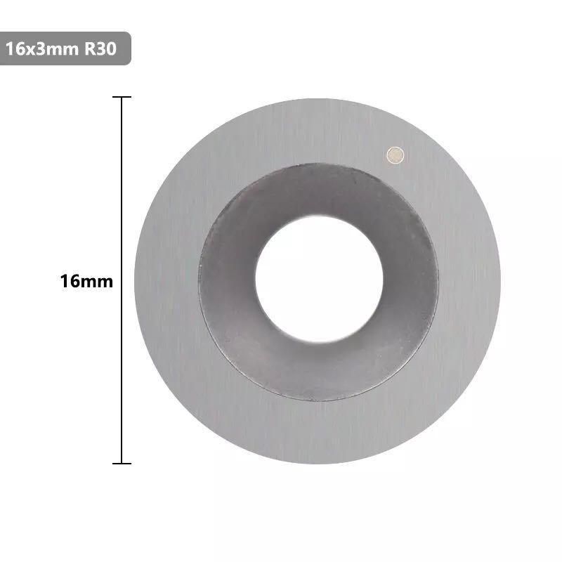 R16X3 Round Carbide Inserts Milling Cutters for Wood Lathe Chuck Turning Machine