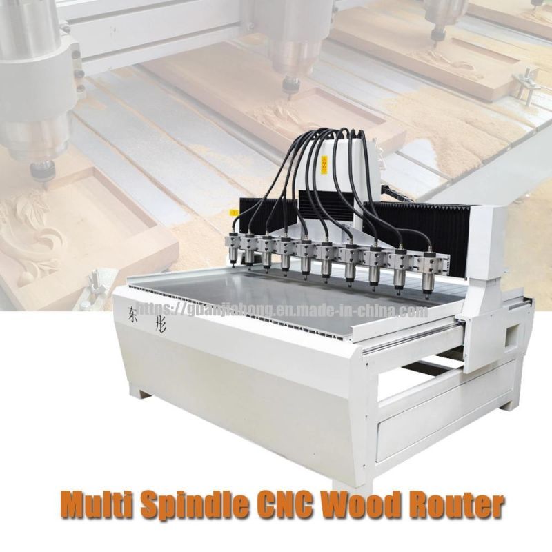 Servo Motor, Multi Spindle Wood CNC Router Machine, CNC Carving Machine