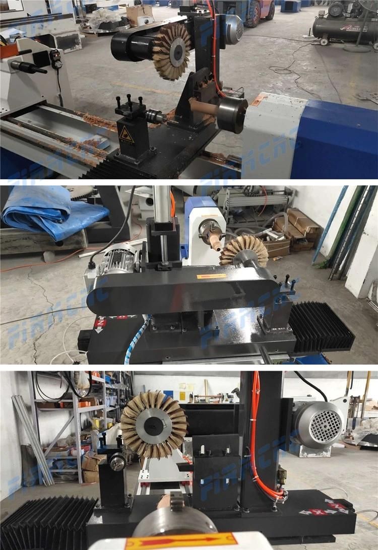FM15030 Baseball Bat CNC Wood Turning Lathe with Polishing Drilling Function