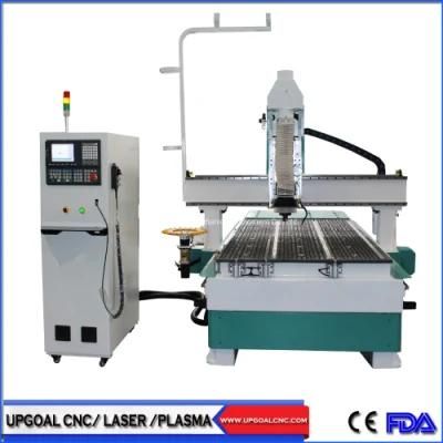 Woodworking Aluminum Automatic Disc Type Atc CNC Router Machine 850W