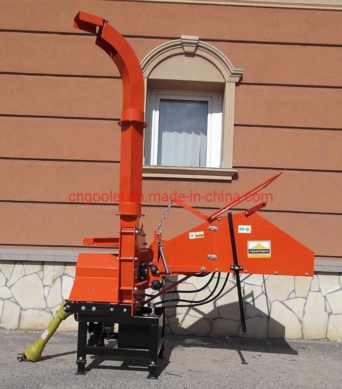 CE Certificate 3pl Wood Chipper Wm-8h with Double Hydraulic Feeding Rollers