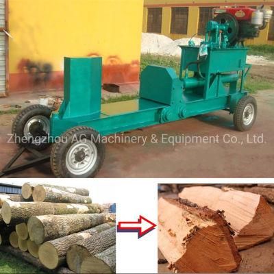 Mechanical Industrial Wood Cutter Hydraulic Cylinder Diesel Engine Log Splitter