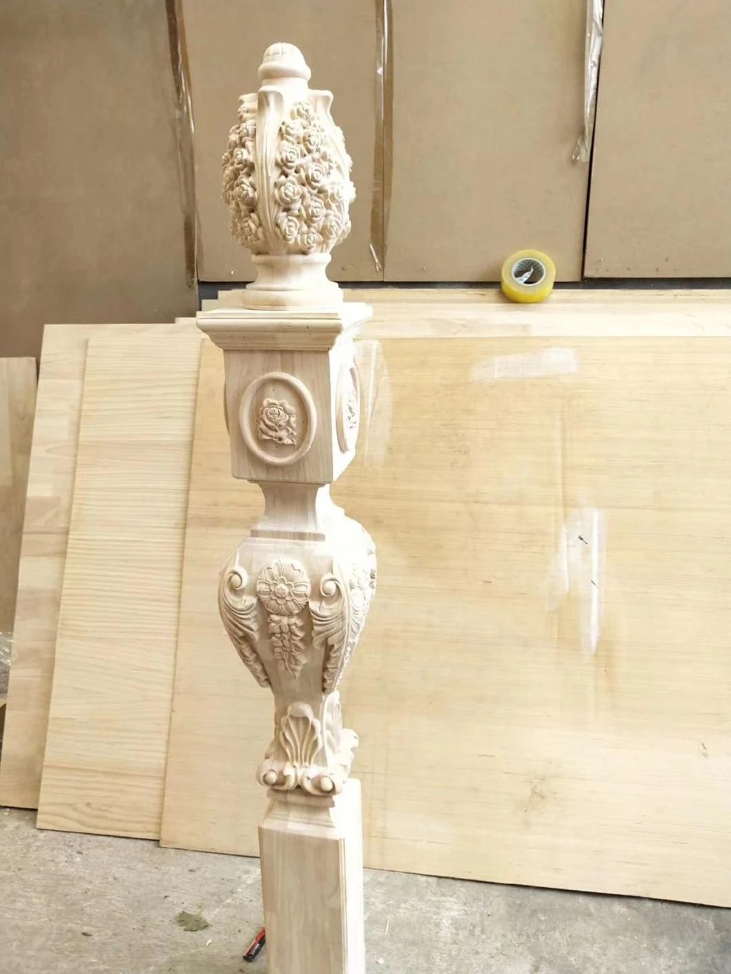 Hot Sale Cylinder 3D Engraving Machine for Wood Stone Chair Leg Furniture Making Machinery