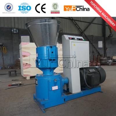 Flat Die Wood Pellet Making Machine / Biomass Pellet Mill