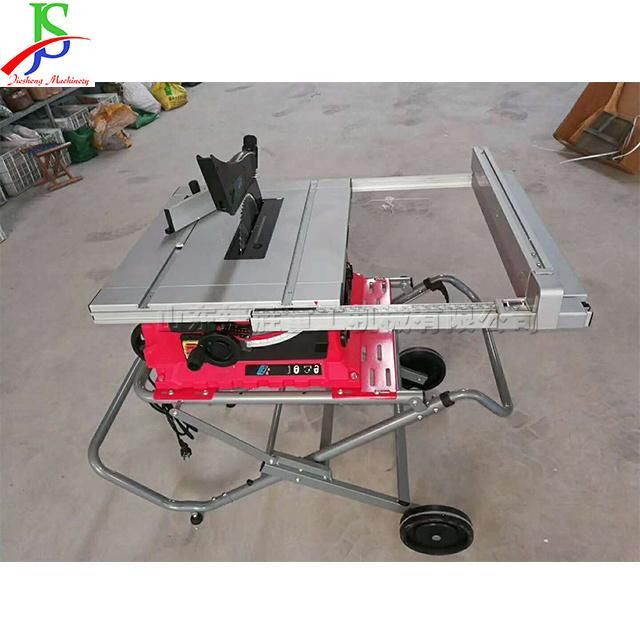 45 Degrees Woodworking Saw Machine Motor Portable Push Table Saw