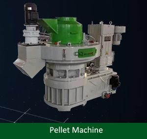 Output of 1-2t Per Hour with Lkj560 Model Vertical Ring Die Pellet Machine/Biomass Wood Pellet Making Machine