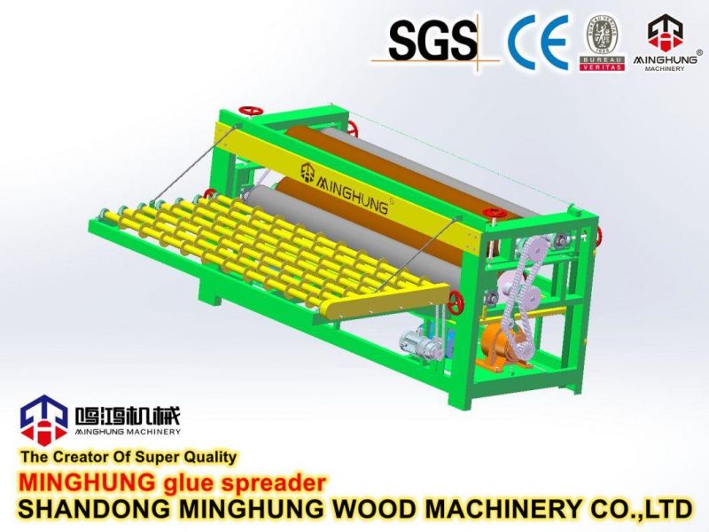 Glue Coating Machine for Plywood Veneer Production