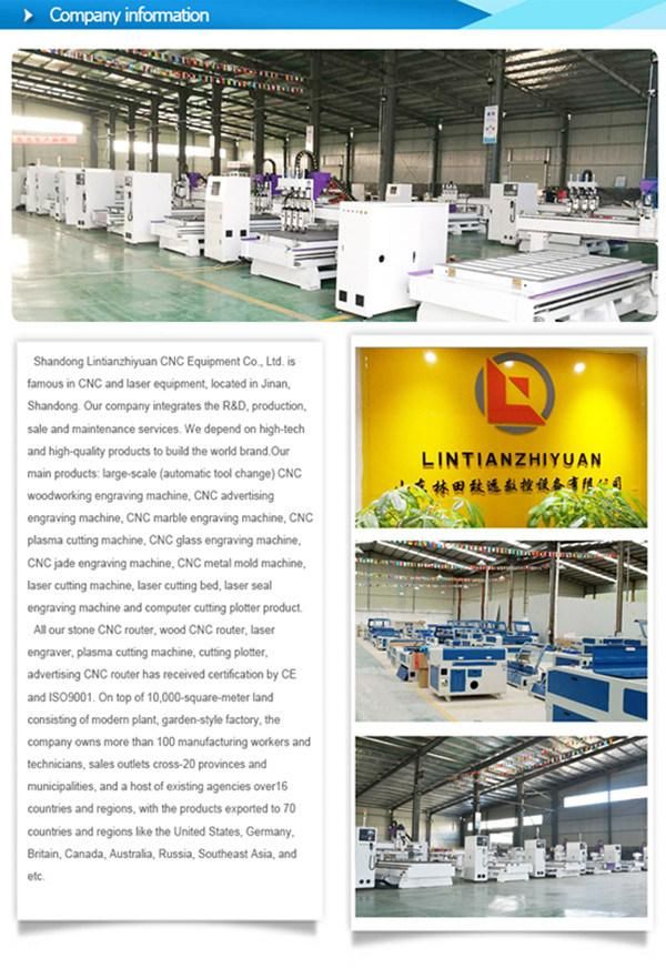 Lt-1224 Machine 2.2kw Spindle Water Cooling System 4axis CNC Router Price Cutting Engraving Stone Aluminum