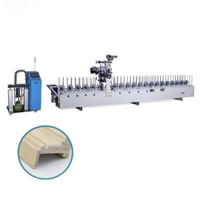 Bxw350c Panel Woodworking Hot Melt Laminating Profile Wrapping Machine