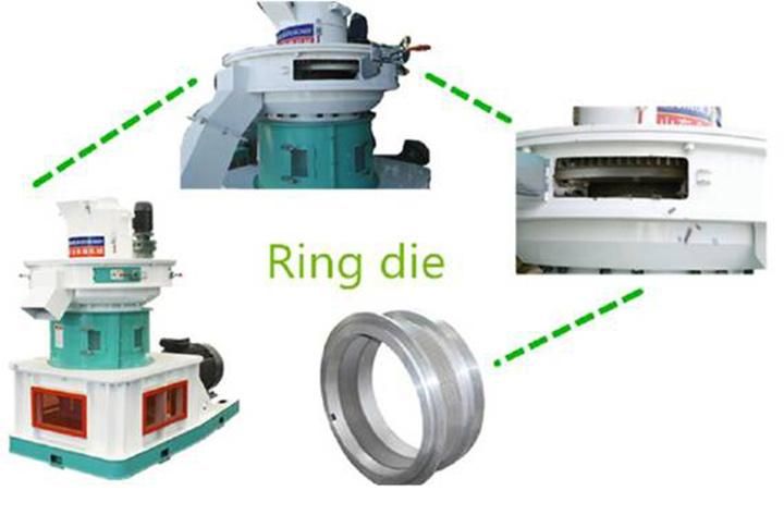 Vertical Ring Die Pine/Coffee Husk Sawdust Pellet Making Machine