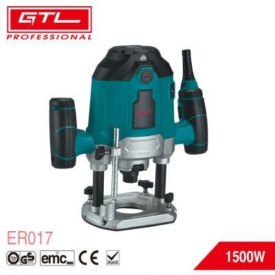 1500W Electric Power Tools 12mm Variable Speed Workshop Wood Working Machine Electric Router (ER017)