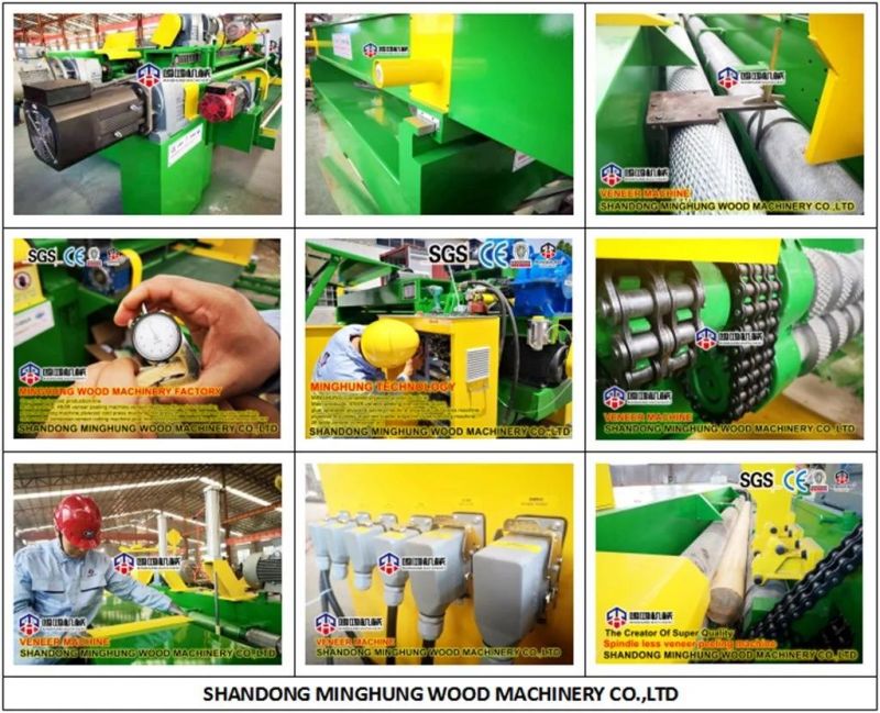 Powerful Spindle Less Peeling Machine for Processing Hard Wood