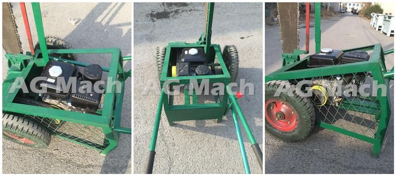 Convenient Operation Mobile Gasoline Chain Saw Mill Wood Slasher