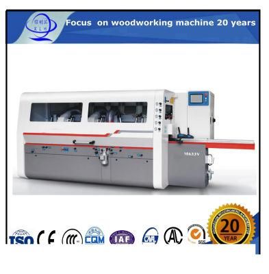 Automatic Four Side Planing Machine 230mm Four Side Moulder Six Spindle Wood 4 Side Planer for Door Frame