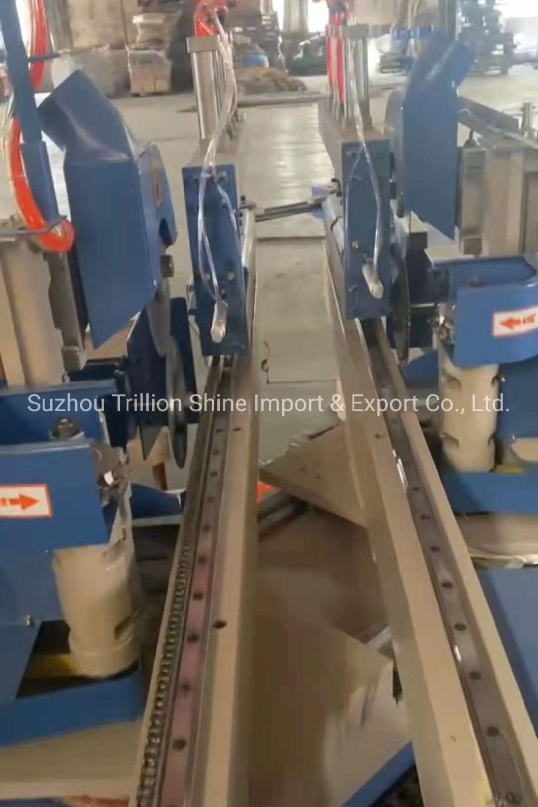 High Precision Chevron Floor Making Machine/Herringbone Chevron Parquet Floor Double End Tenoner