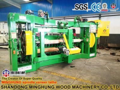 Spindle Plywood Face Veneer Wood Peeling Machine