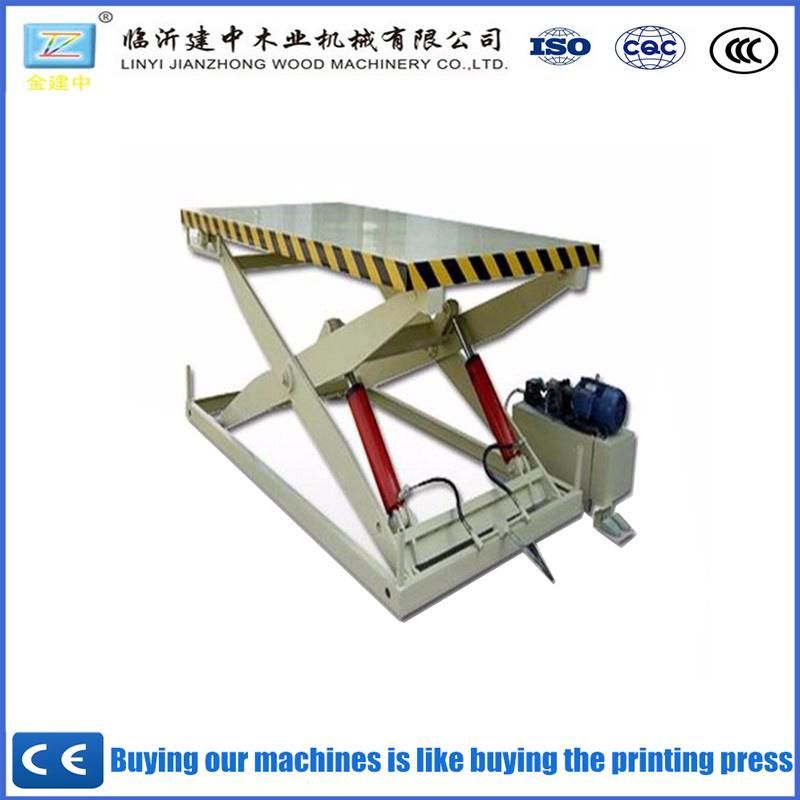 Hydraulic Veneer Lift Table Machine in Woodworking Line with ISO9001
