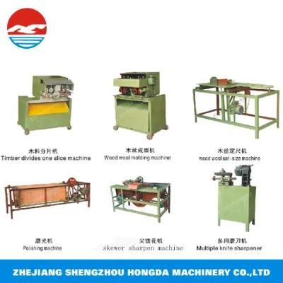 High Quality Wooden Skewer Cotton Stick BBQ Stick Making Machine