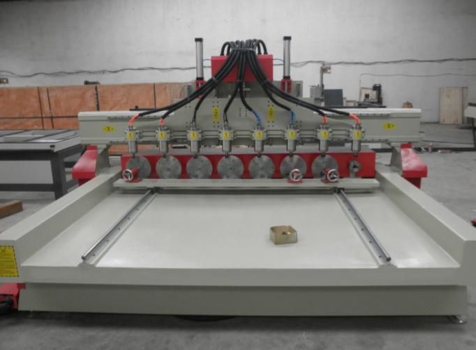 1525 CNC Wood Router Wood Carving Machine with 4 Axis 8 Spindle