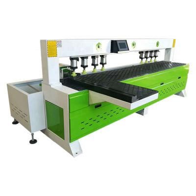 Woodworking CNC Side Hole-Punching Drilling Kitchen Cabinet Door Hinge Making CNC Drilling Milling Machine