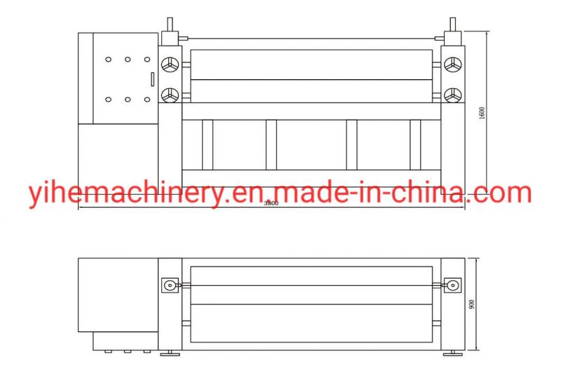 High Quality Air Piston Veneer Glue Spreader Machine, Pneumatic Glue Speading Machine for Plywood Gluing, Coating, Limination