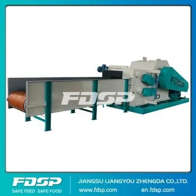 Wood Drum Chipper Tooth Type Crusher for Wood Logs in Wood Pellet Line