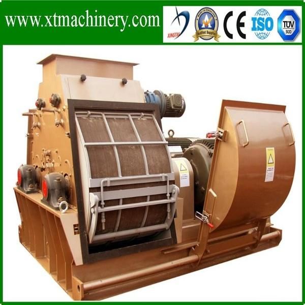 Output Size Adjustable, Multiple Functional Wood Sawdust Grinding Mill