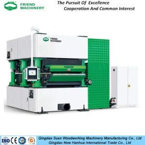 Lower and Upper Sanding Thickness Calibrating Belt Sanding Machine Woodworking Machinery