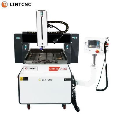 3D Mini Desktop Small Engraver 6060 6090 6012 Advertising CNC Router Machine for Carving and Engraving PCB / PVC/Acrylic / Aluminum/Wood/MDF